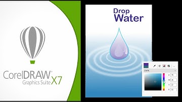How to Create Drop Water in Corel Draw / CorelDRAW Tutorials