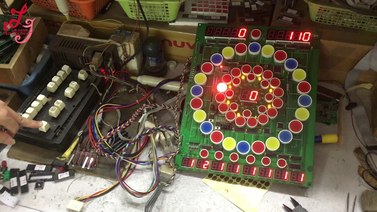 Popular Slot Casino Game Board Fruit World Gaming PCB Coin