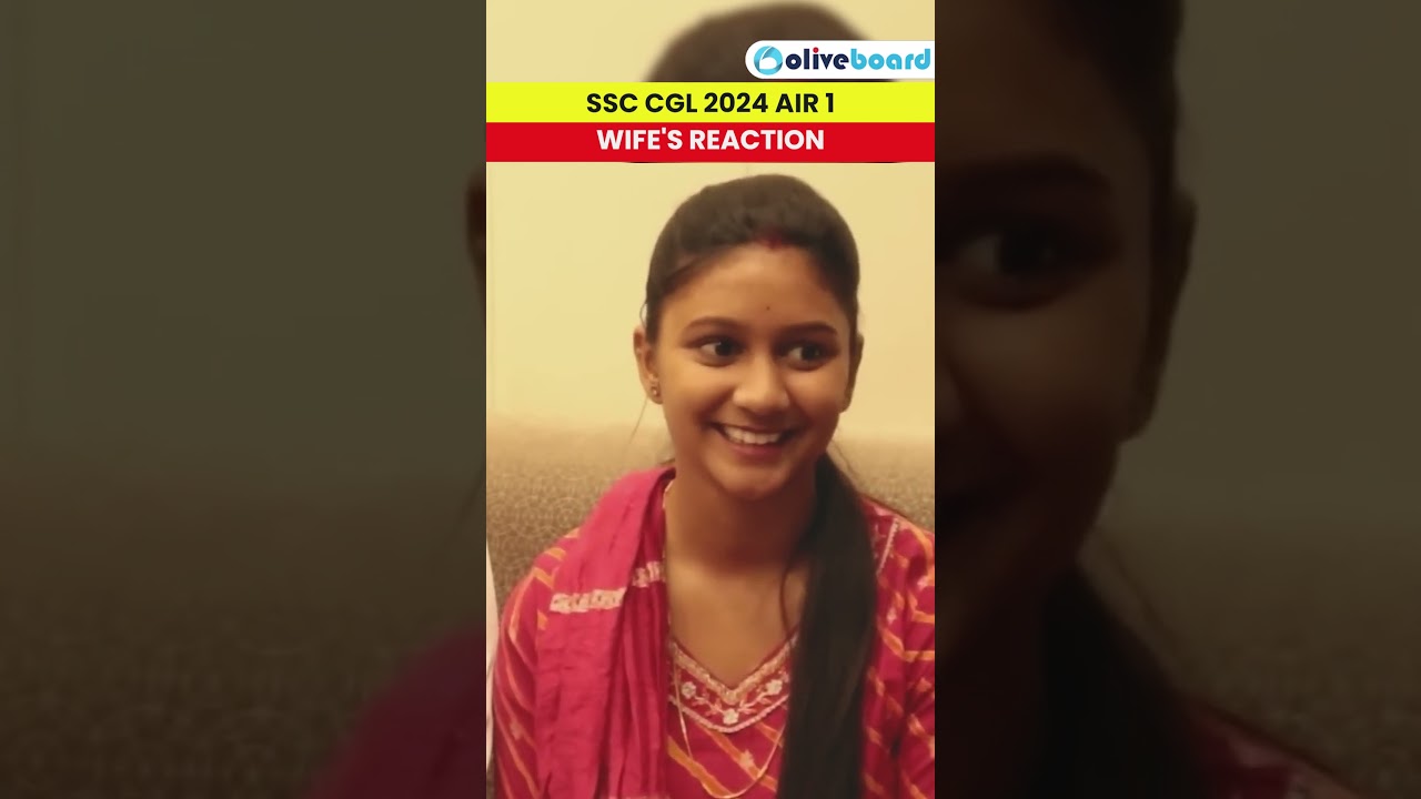 SSC CGL AIR 1 2024 Shubham Agrawal - Wife's Reaction Part - 1 