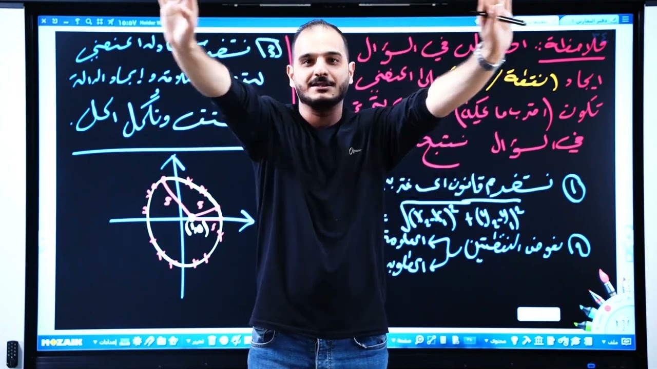 السادس العلمي/الفصل الثالث/محاضرة 60/تطبيقات على النهايات العظمى والصغرى الجزء الخامس