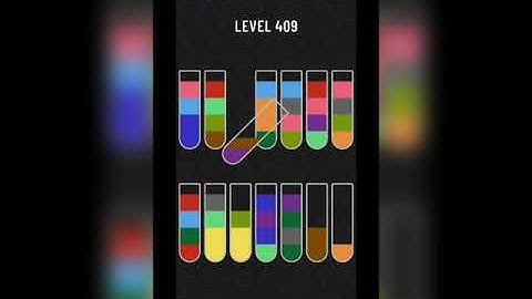 Water sort puzzle level 409