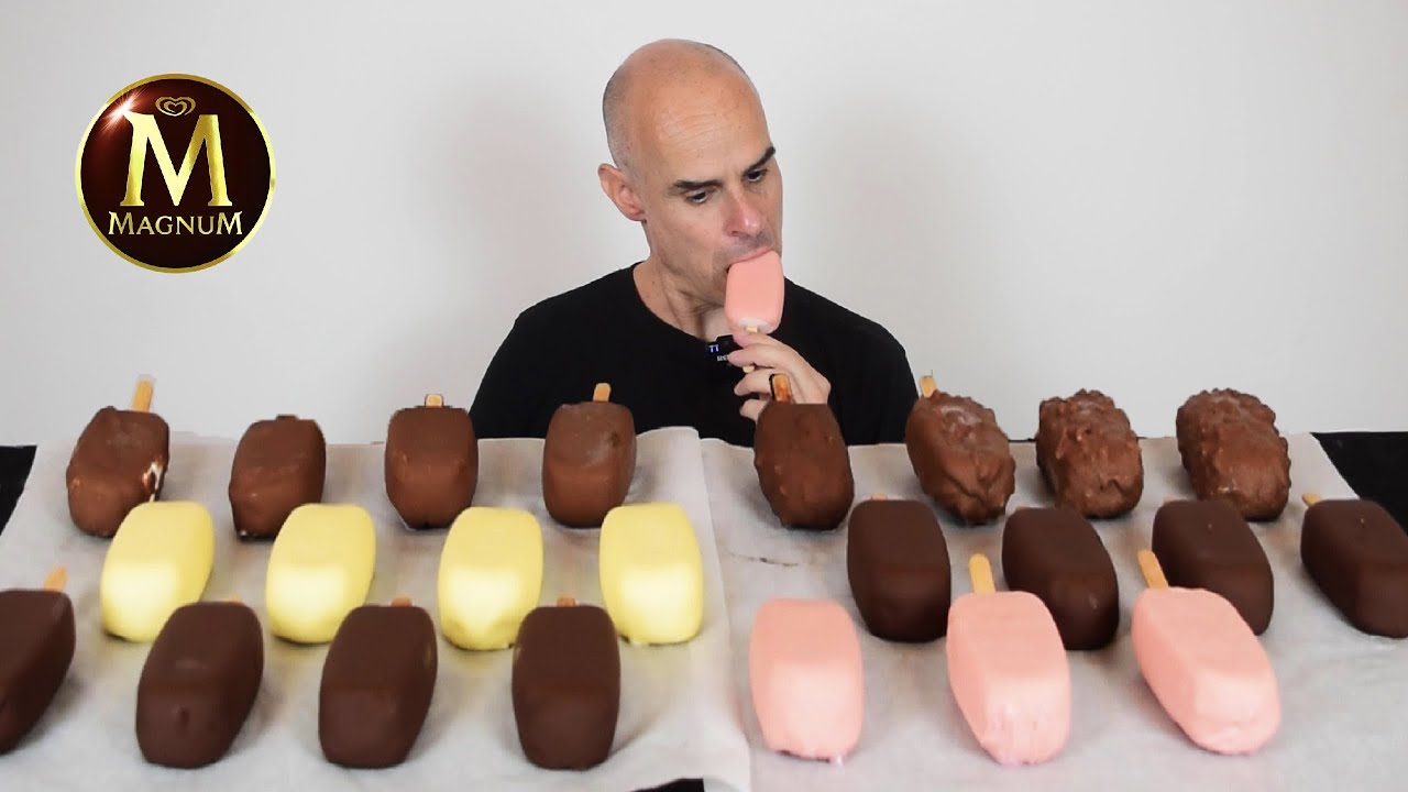 24 Helados MAGNUM de Varios Sabores! ¿Se parecerán a los originales?🍦🤯