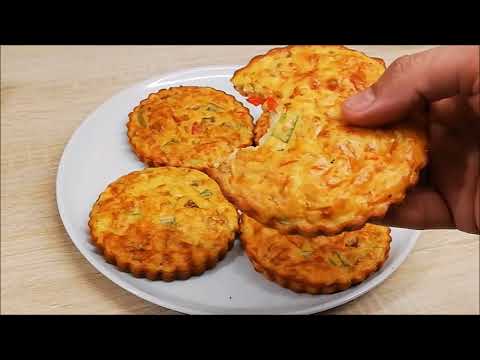 Vidéo: Tartelettes Aux Légumes Et Garniture Au Yaourt