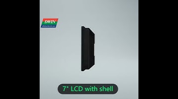 Dwin 7 inch lcd display with shell