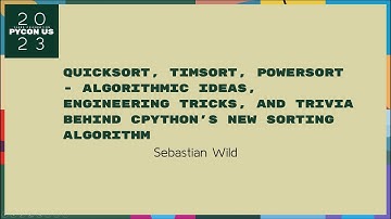 Talks -Algorithmic ideas, engineering tricks, and trivia behind CPython