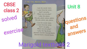 I am the music man exercise/cbse class 2 English poem
