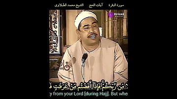 تلاوة نادرة للشيخ محمد محمود الطبلاوي رحمه الله 