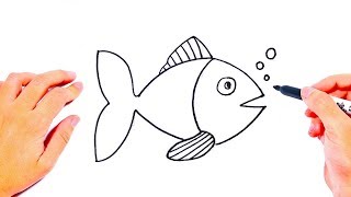How To Draw Fish: Step-by-Step Fish Drawing Book for Kids and Beginners  Learn to Draw Sea Animals, Fishes
