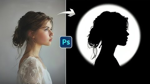 How to make circular white moon effect easily using photoshop 2024