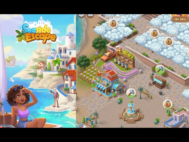 Seaside Escape  Level 11-16 Part 4 🏖🏝 