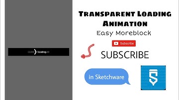 Transparent Loading Animation - Example - easy | Sketchware - MskDev