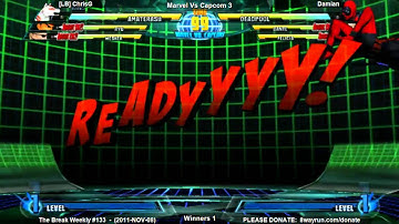 The Break Weekly #133 - MvC3 W2 - [LB] ChrisG VS Damian