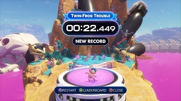 Former World Record Astro Bot Twin-Frog Trouble 22.449