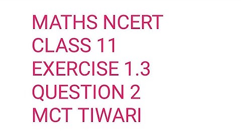Maths class 11 ex 1.3 ques 2 examine whether following statements are true or false {a,b} not subset