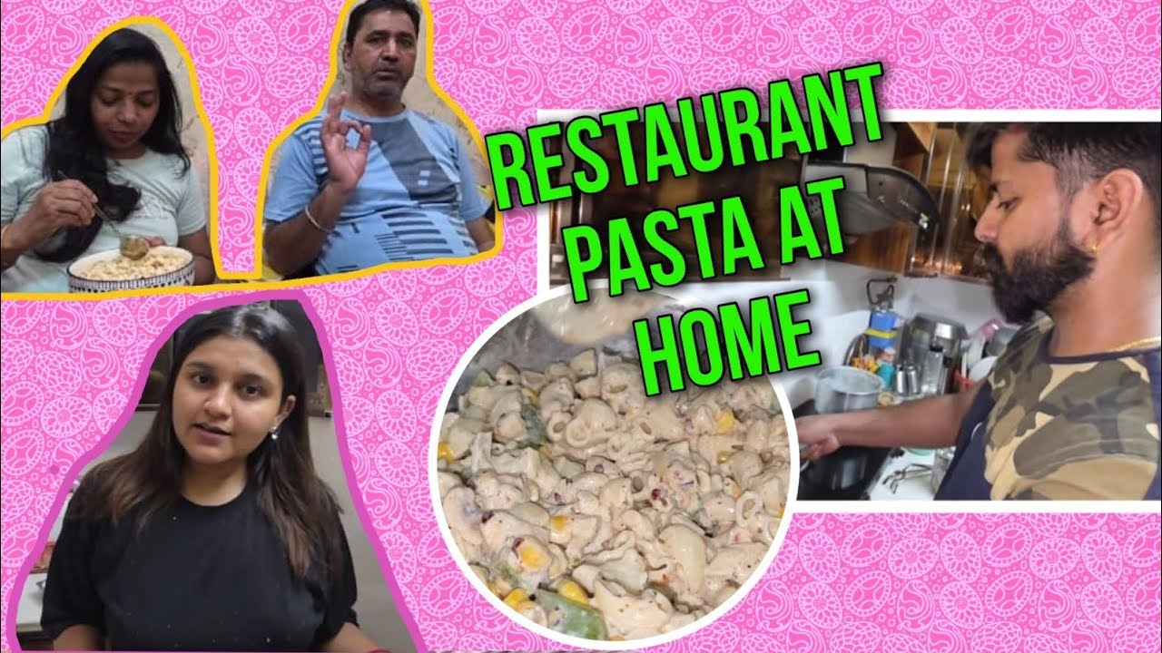 Restaurant Style Pasta at Home 🍛🍜 | Home Cooking | Family Reaction 😋