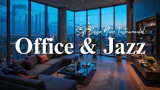 Office Jazz ☕ Elegant Spring Coffee Jazz Music & Soft Bossa Nova Instrumental for Joyful Moods