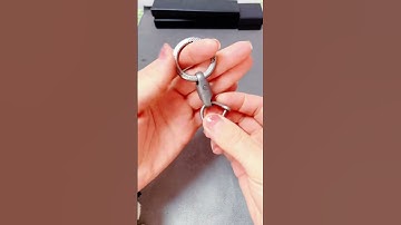 Do you want one?#fyp #keychain #titanium #keychains #gadgets #coolgadgets #edc #edcgear #carkeychain