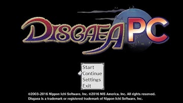 [New game, means newbie and first time... and troubles...] Disgaea PC Playthrough [Part 1]