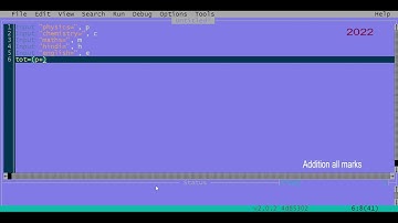 How To Find Total Marks And Percentage in Qbasic ? || @PassionCoding