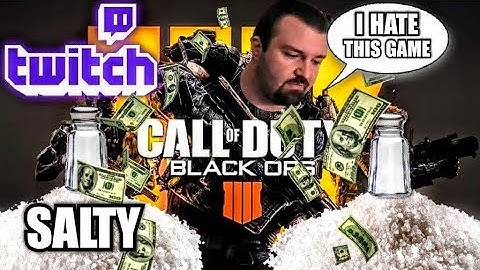 DSP Has a Disaster Salty Stream On COD Black Ops 4 Blackout Anger