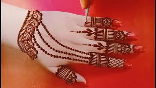 Simple back ?? hand mehndi design // easy mehndi designs | mehandi design | mehandi // mehndi