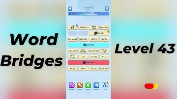 🎮 Word Bridges Level 43 Answers | SolutionGuruji 🧠✨