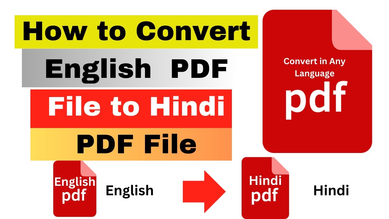 How To Convert English PDF File To Hindi PDF File Convert PDF File To How To Convert English PDF File To Hindi PDF File Convert PDF File To