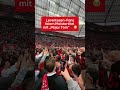 "Vöööööllig looooosgeeelööööst...." - Bayer Leverkusen ist Deutscher Meister, die Fans eskalieren