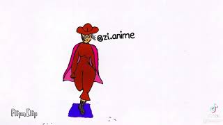 Gangster Woman animated flipaclip.    #flipaclip  #2danimation  #animation