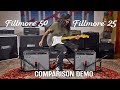 Mesaboogie fillmore 25  50 comparison demo