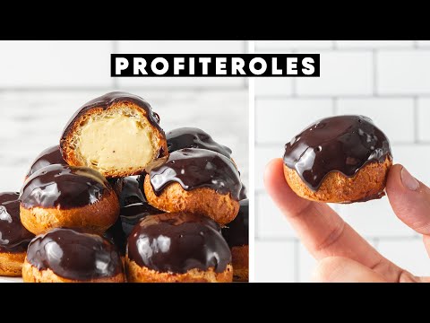 NEW RECIPE! How to make Chocolate Profiteroles.