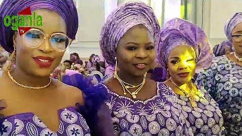 TOP LAGOS ISLAND & OSHODI FABRICS MERCHANT STORMS BILLIONAIRE SON'S WEDDING, DR TOPE AGBEYO