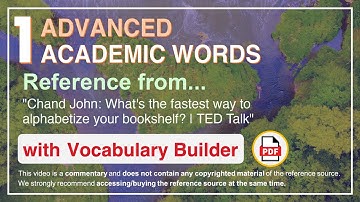 1 Advanced Academic Words Words Ref from "What