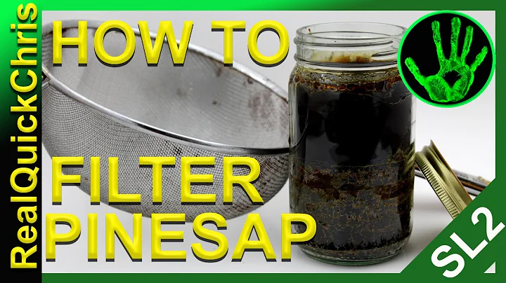 Easy Pine Sap Filtering: Create DIY Fatwood with This Simple Technique