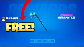 How To Get MINTY PICKAXE for FREE in Fortnite! (Chapter 5 Season 3) !