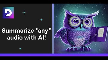 Summarize Any Audio with Deepgram AI! (MP3, MP4, MP2, AAC, WAV, FLAC, PCM, M4A, Ogg, Opus & WebM)
