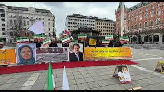 MEK Supporters Rally in Stockholm to Condemn Human Rights Violations by Iran's Regime - April 5 - 2