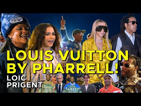 Con Rihanna y Beyoncé en la primera fila, Pharrell Williams debutó al  frente de la línea masculina de Louis Vuitton – GENTE Online