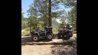 Hackett Gulch ATVing (scenery and obstacles) in Colorado