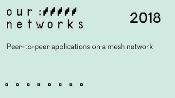 Peer-To-Peer Applications on a Mesh Network