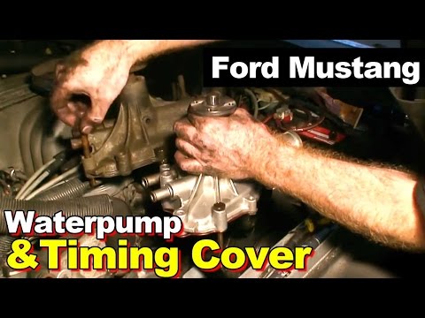 1989 Ford Mustang 5.0 302 Timing Cover Gasket and Water Pump