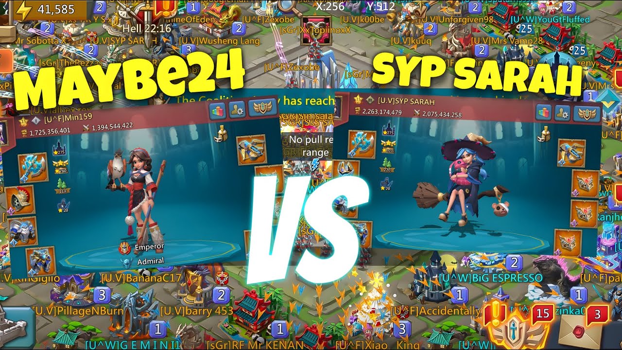Lords Mobile - Insane WoW at K153! Clash of Emperors. 3 vs 3 Fight ...