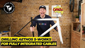 FULLY INVISIBLE CABLES on Specialized AETHOS S-WORKS frame!