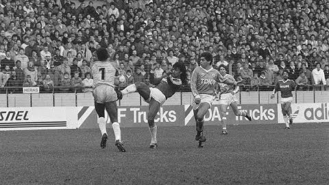 Eredivisie PSV - Ajax 1-0 (29 March 1987) Goal Ruud Gullit