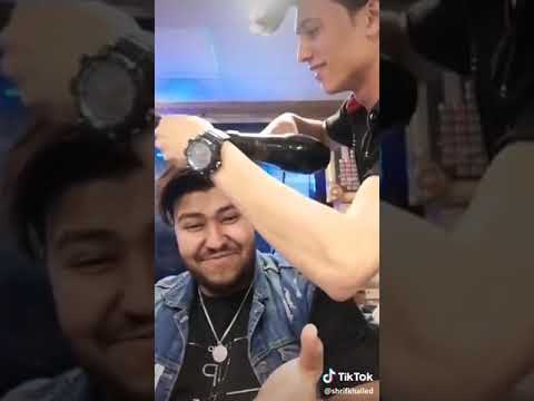 شريف خالد حرق شعر الراجل