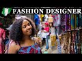 A Day With A Nigerian Fashion Designer | Plus Shopping At Balogun Market, Lagos, Nigeria