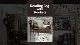 Reading Log Journal With Pockets  #craftygiveaway #books #shorts