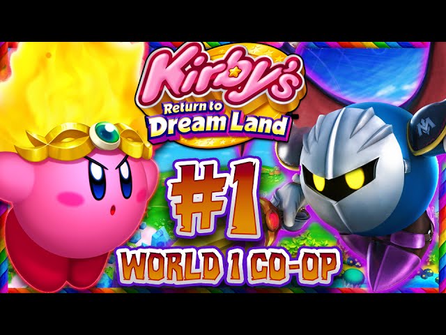 Kirby's Return to Dream Land Deluxe Gameplay Walkthrough Part 1 - Level 1  Cookie Country! 