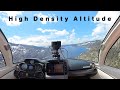 Flying the icon a5 at high density altitudes  safety considerations