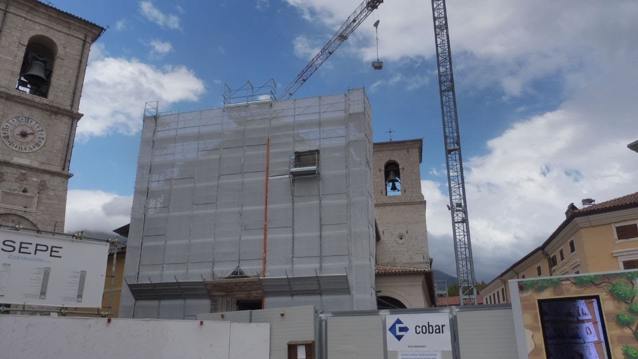 Norcia in ricostruzione...